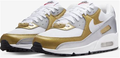 nike air max wit met goud|Nike Air Max schoenen.